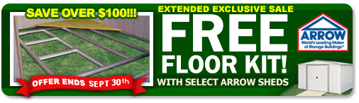 Arrow July Shed Sale