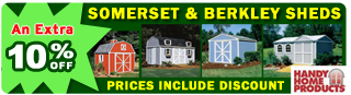 Handy Home Wood Shed Sale