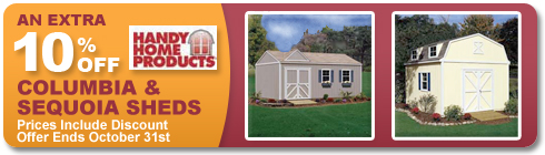 Handy Home Products Wood Sheds