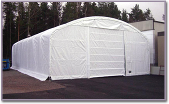 Rhino Shelter Domed Truss Building