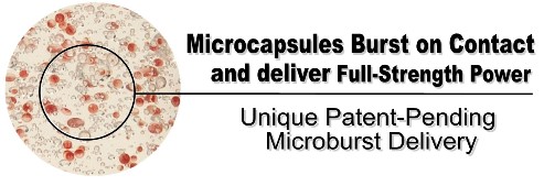 Microcapsules Burst On Contact