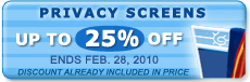 Sunsational Privacy Screen Sale