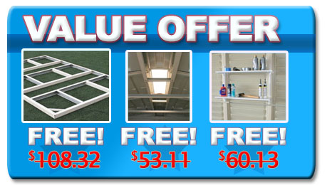Arrow Shed Sale Free Floor Kit