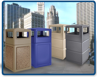 Commercial Zone Outdoor Receptacles with Hooded Top