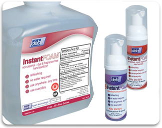 Click Here To Shop All DEB Non-Alcohol Hand Sanitizers
