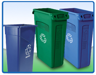 Shop All Slim Recycling Containers
