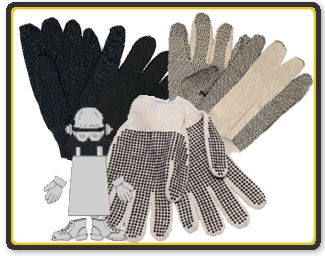 The Safety Zone - Cotton & Canvas Gloves