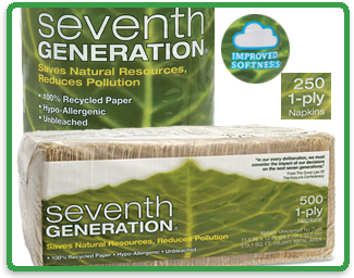 Seventh Generation 100% Recycled Paper Products