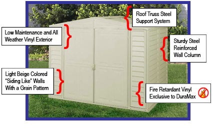 Duramax Vinyl Sheds