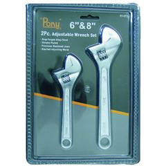 2 Piece Adjustable Wrench Sets