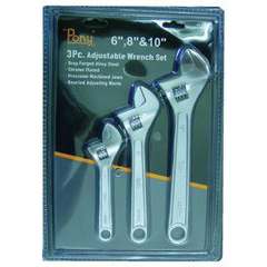 3 Piece Adjustable Wrench Sets