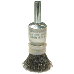 Crimped Wire End Brushes-NSNT Series-Coated Cup-Variable Trim