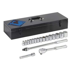 18 Piece 1/2" Dr. Standard Socket sets