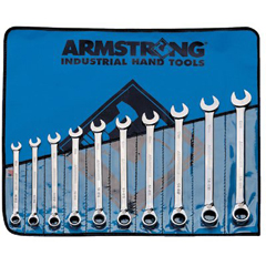10 Piece Metric Geared Reversible Wrench Sets