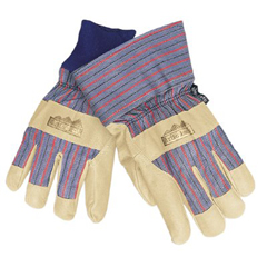 Grain Leather Palm Gloves