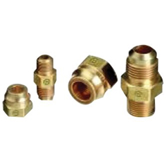 Brass SAE Flare Tubing Connections