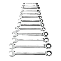 13 Piece Combination Ratcheting Wrench Sets