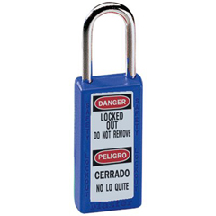 MST470-411BLU - Master LockNo. 410 & 411 Lightweight Xenoy Safety Lockout Padlocks