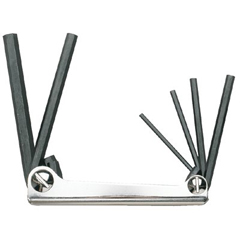 6 Piece Long Folding Hex Key Sets