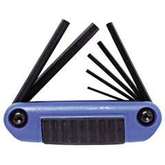 7 Piece Metric Folding Hex Key Sets
