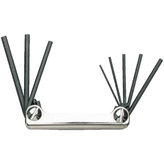 8 Piece Folding Hex Key Sets