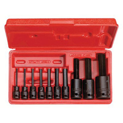10 Piece Hex Bit Impact Socket Sets