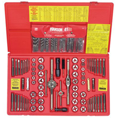 117-Piece Fractional/Metric Tap, Die and Drill Bit Deluxe Set