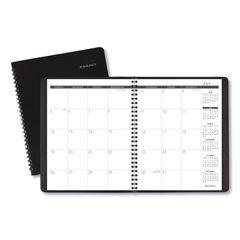 Black Monthly Planners, Unruled, One Month Per Spread; 6-Month Calendar Reference Blocks, Refills         :: 