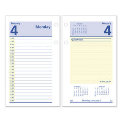 Buy 3-1/2 x 6 Two-Color QuickNotes Daily Desk Calendar Refill