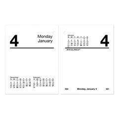Buy Compact 3 x 3-3/4 Unruled Daily Desk Calendar; Base