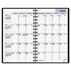 AAGG45000 - DayMinder&reg; Pocket-Size Unruled Monthly Planner with Telephone/Address Section