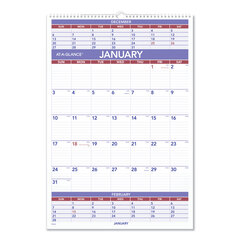 Buy Three Months Per Page Ruled Daily Blocks Wall Calendar