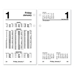 Buy 3-1/2 x 6 Daily Financial Calendar Refill