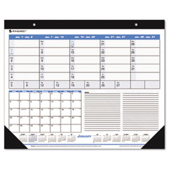 AT-A-GLANCE&reg; Weekly/Monthly Desk Pad/Wall Calendar