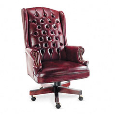 Alera&reg; Century Series Wing Back Swivel/Tilt Chair