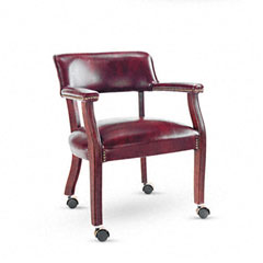 Alera® Century Series Guest Arm Chair with Casters by Alera