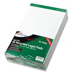 Ampad&reg; Evidence&reg; Recycled Perforated Style Ruled Pads