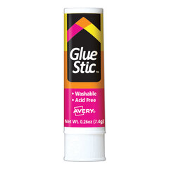 0.26 oz. Permanent Glue Stics, Clear Application                                                             :: 