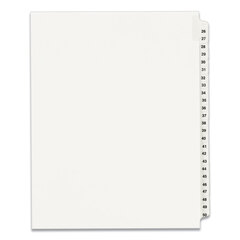 Buy Legal Ring Binder Index Divider Collated Sets, Avery Style, Helvetica Bold