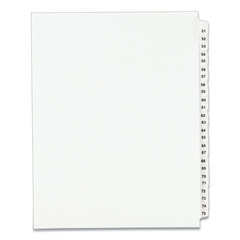 Buy Legal Ring Binder Index Divider Collated Sets, Avery Style, Helvetica Bold