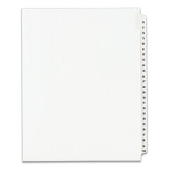 Buy Legal Ring Binder Index Divider Collated Sets, Avery Style, Helvetica Bold