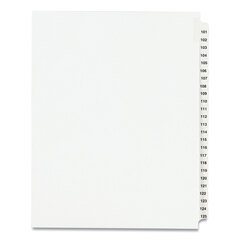 Buy Legal Ring Binder Index Divider Collated Sets, Avery Style, Helvetica Bold