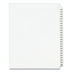 Buy Legal Ring Binder Index Divider Collated Sets, Avery Style, Helvetica Bold