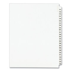Buy Legal Ring Binder Index Divider Collated Sets, Avery Style, Helvetica Bold