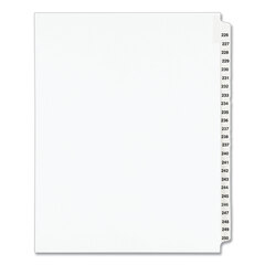 Buy Legal Ring Binder Index Divider Collated Sets, Avery Style, Helvetica Bold