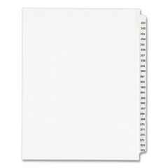 Buy Legal Ring Binder Index Divider Collated Sets, Avery Style, Helvetica Bold