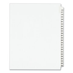 Buy Legal Ring Binder Index Divider Collated Sets, Avery Style, Helvetica Bold