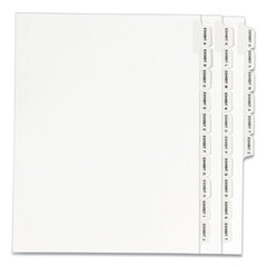 Buy Legal Ring Binder Index Divider Collated Sets, Avery Style, Helvetica Bold