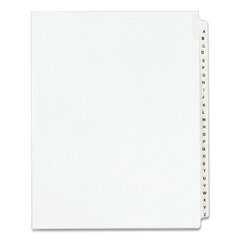 Buy Legal Ring Binder Index Divider Collated Sets, Avery Style, Helvetica Bold