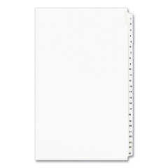 Buy Legal Ring Binder Index Divider Collated Sets, Avery Style, Helvetica Bold